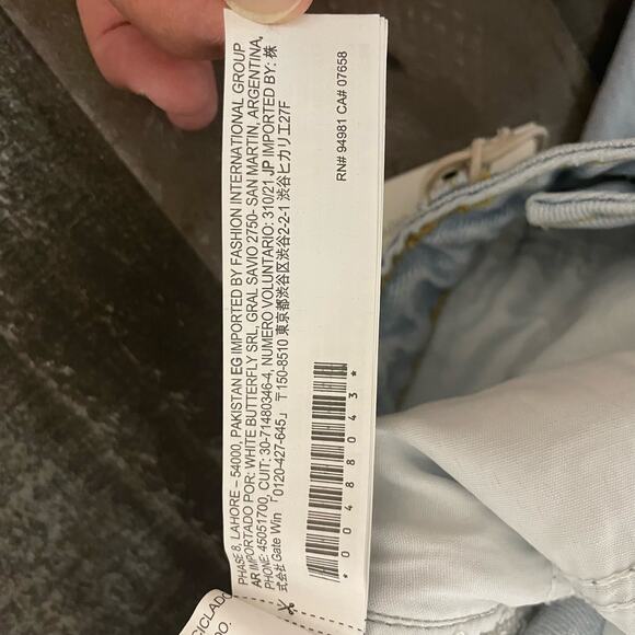 Forever 21 Jeans Distressed Low Rise Baggy Wide Leg Colorblock Women's 28 Blue - Picture 10 of 12